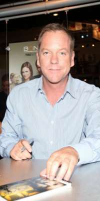 Kiefer Sutherland, Actor, film director, film producer, voice actor, alive at age 48